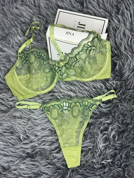 ست دو تکه ژینا - سبز